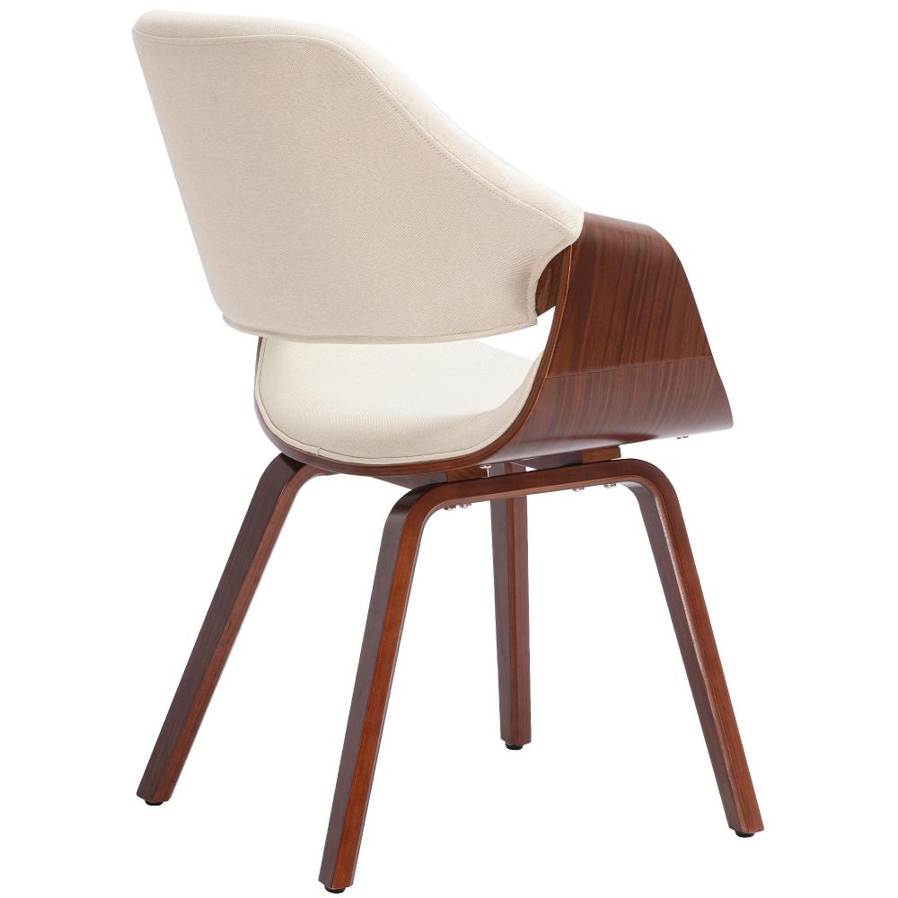 Norrtälje Dining Chair – Walnut Wood Frame with Upholstered Seat - Image 6