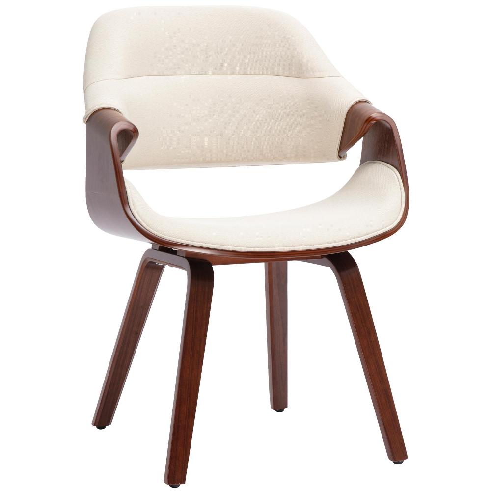 Norrtälje Dining Chair – Walnut Wood Frame with Upholstered Seat - Image 4