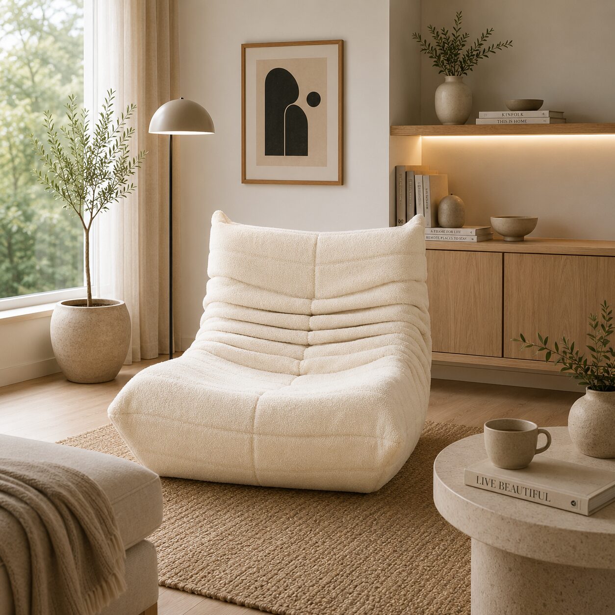 Stavanger – Beige Bouclé - Image 2