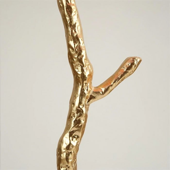 Amèlie Table Lamp – Ostrich Feather Lamp with Copper Base - Afbeelding 9