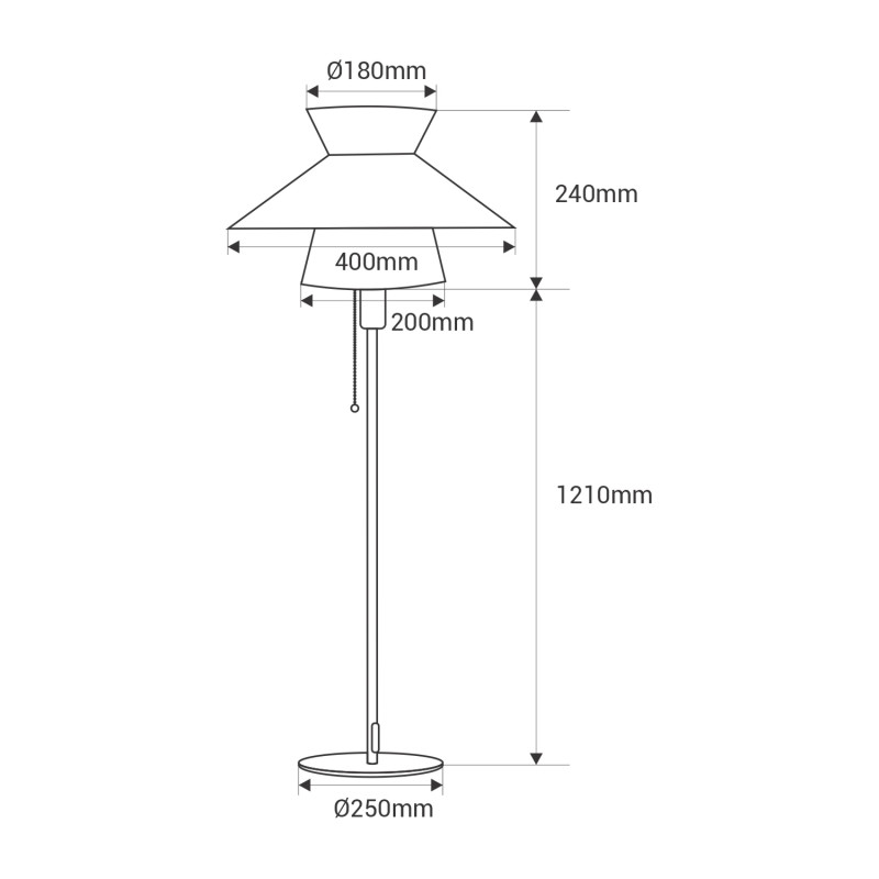 Vasa Vloerlamp – Moderne Scandinavische Ontwerp - Afbeelding 3