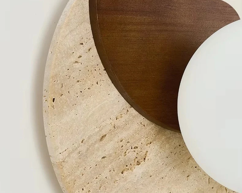 Kolvereid – Noordse Travertijn Wandlamp - Afbeelding 10