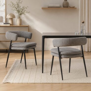 Djursholm Grey Dining Chair – 2 Pack