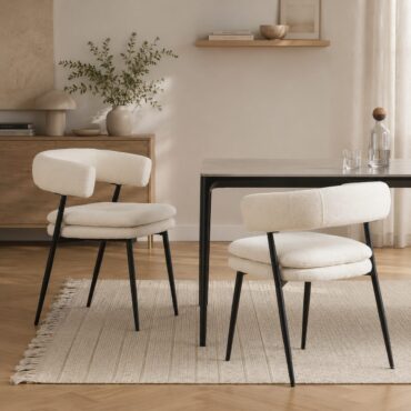 Djursholm White Dining Chair – 2 Pack
