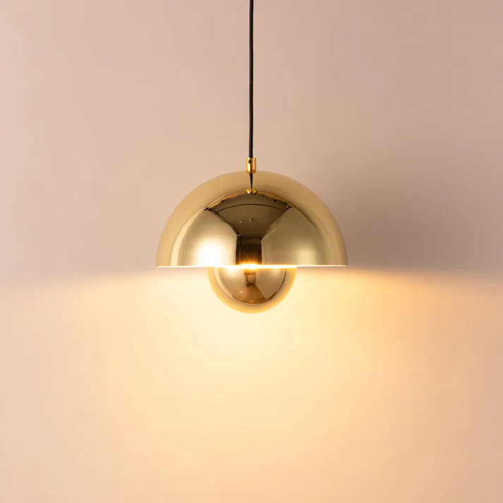 Helsinki Goud – Vintage Ontwerp Hanglamp - Afbeelding 2