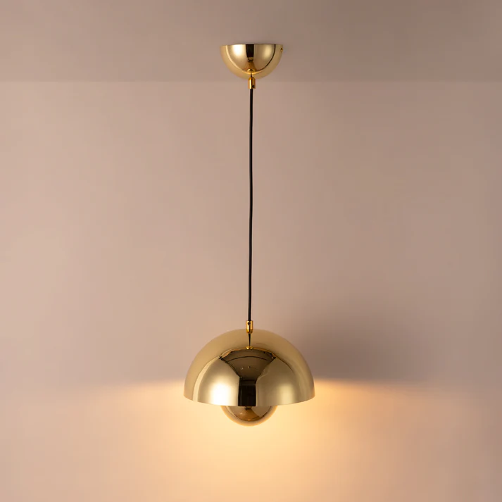 Helsinki Goud – Vintage Ontwerp Hanglamp - Afbeelding 3