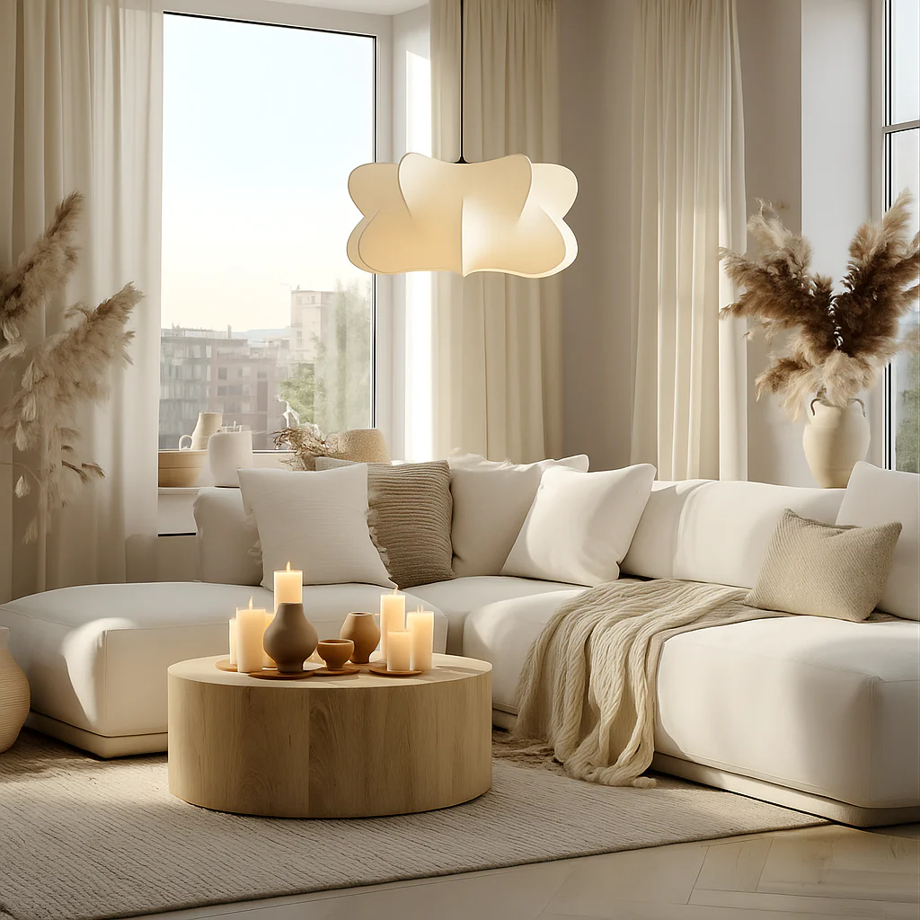 Kiruna – Sculpturale Scandinavische Pendel Lamp - Afbeelding 2