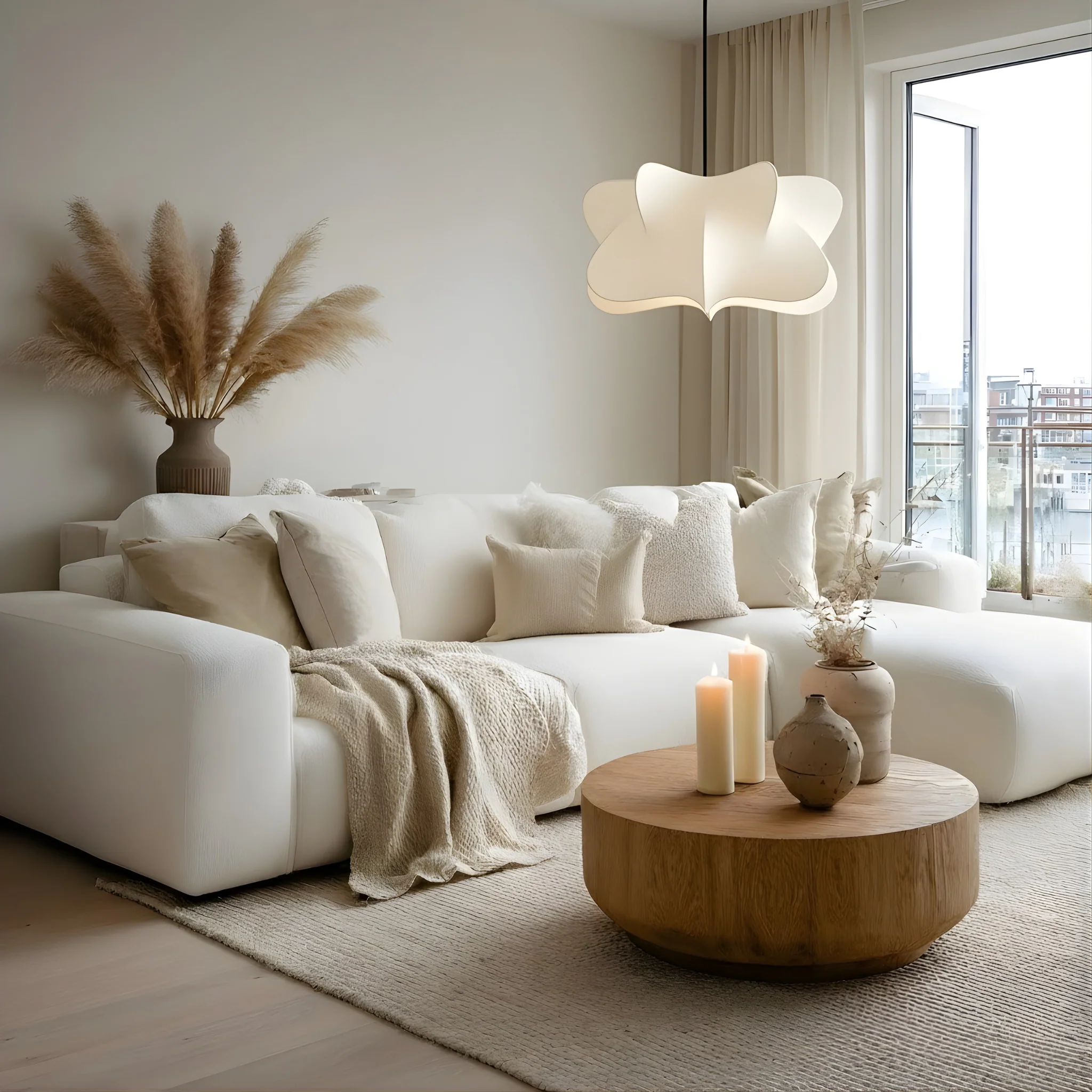 Kiruna – Sculpturale Scandinavische Pendel Lamp