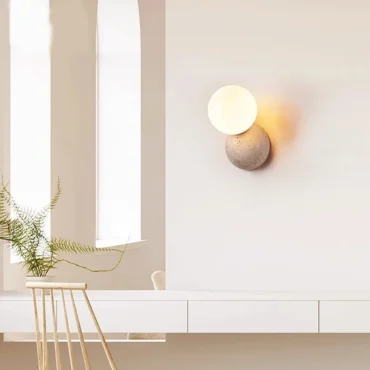 Forma – Travertine Wall Sconce