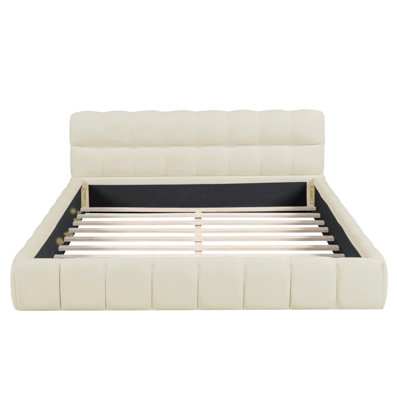 Holmestrand 140×200 cm Bed in Beige - Afbeelding 4
