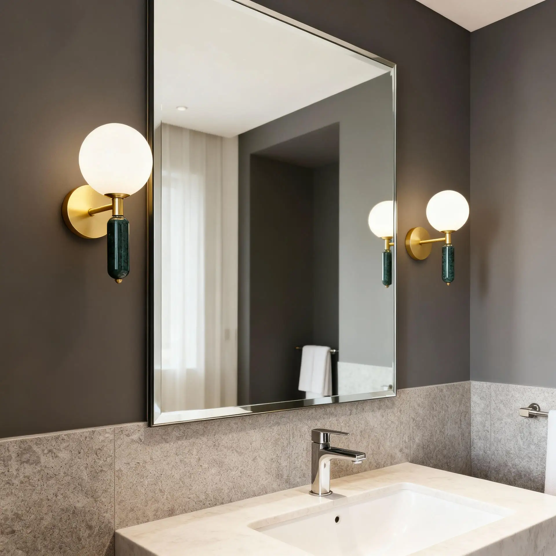 Haugesund – Marmeren Bedlamp - Afbeelding 4