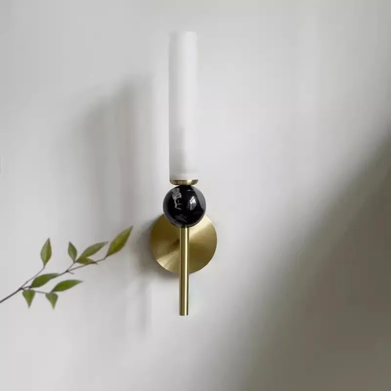 Sigtuna – Marble & Copper Luxury Wall Lamp - Afbeelding 4