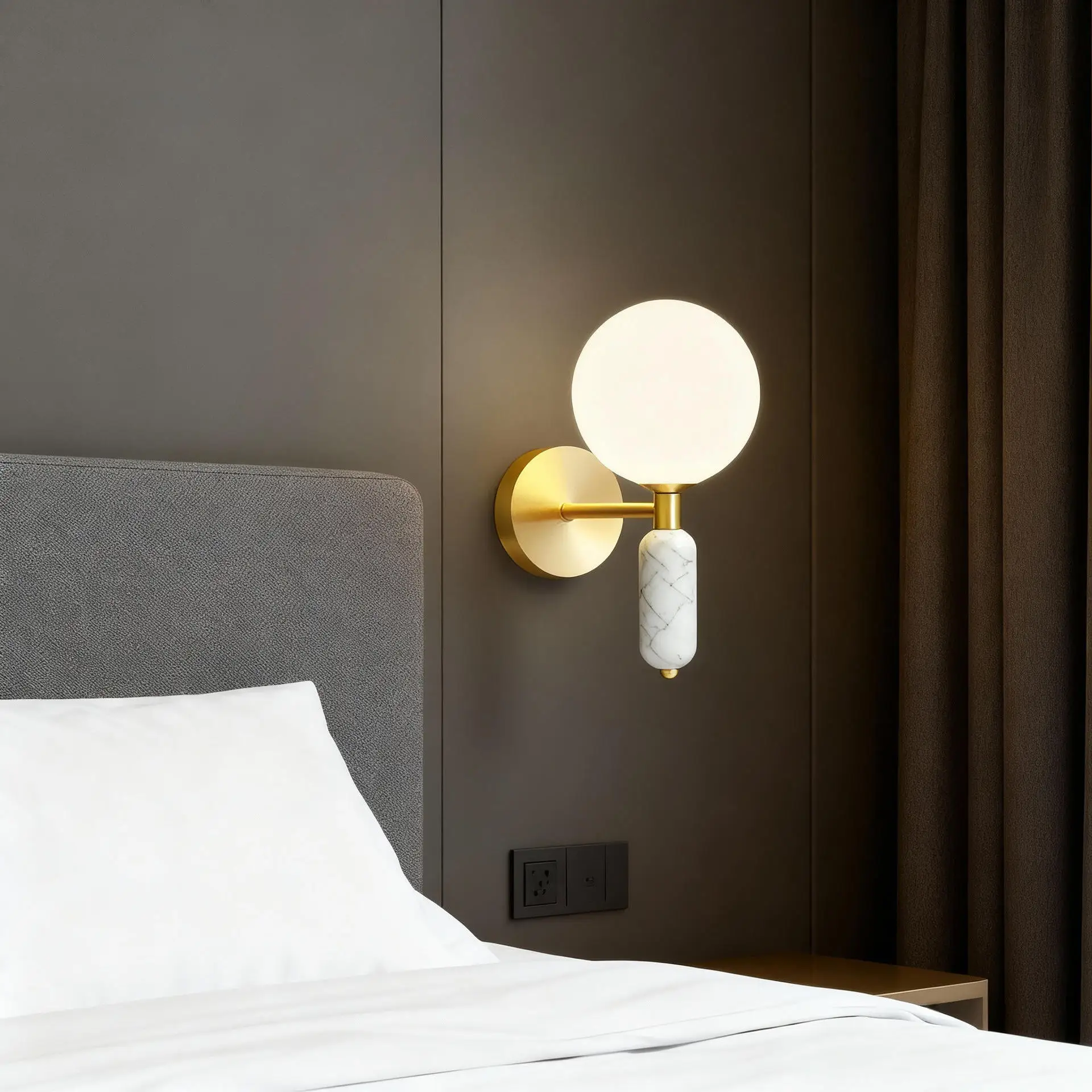 Haugesund – Marmeren Bedlamp - Afbeelding 5