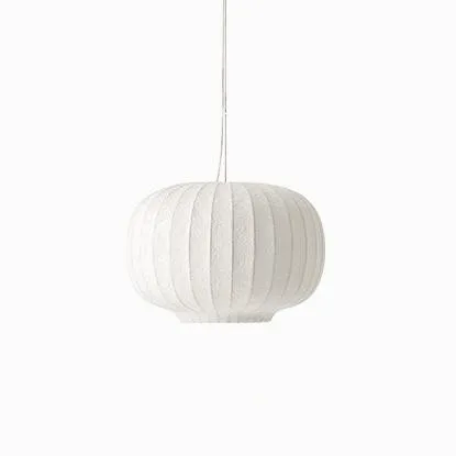 Henningsvær – Scandinavische Zijden Pendant Lamp - Afbeelding 4