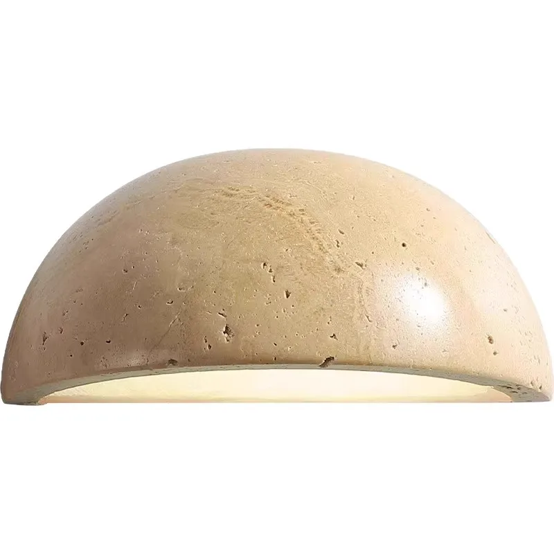 Kjerstad – Travertine Half-Moon Wall Lamp - Afbeelding 6