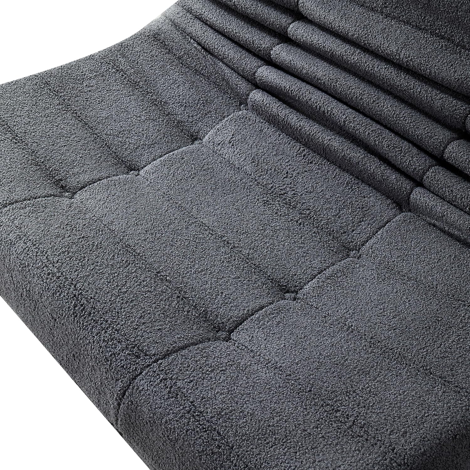 Stavanger 2-Seater Sofa – Grey Bouclé, Scandinavian Comfort - Afbeelding 5