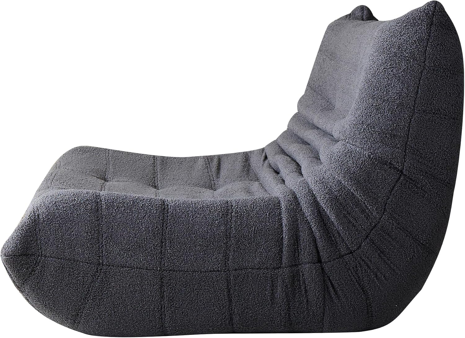 Stavanger 2-Seater Sofa – Grey Bouclé, Scandinavian Comfort - Afbeelding 7