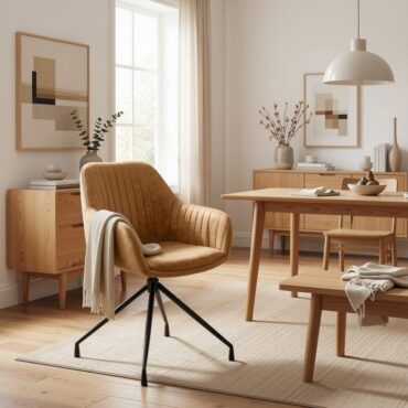 Hamar Dining Chair Set of 2 – Premium PU Leather