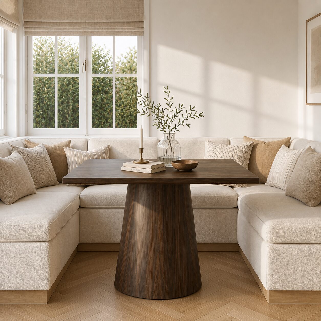 Västerås Square Table – Wood Finish - Image 2