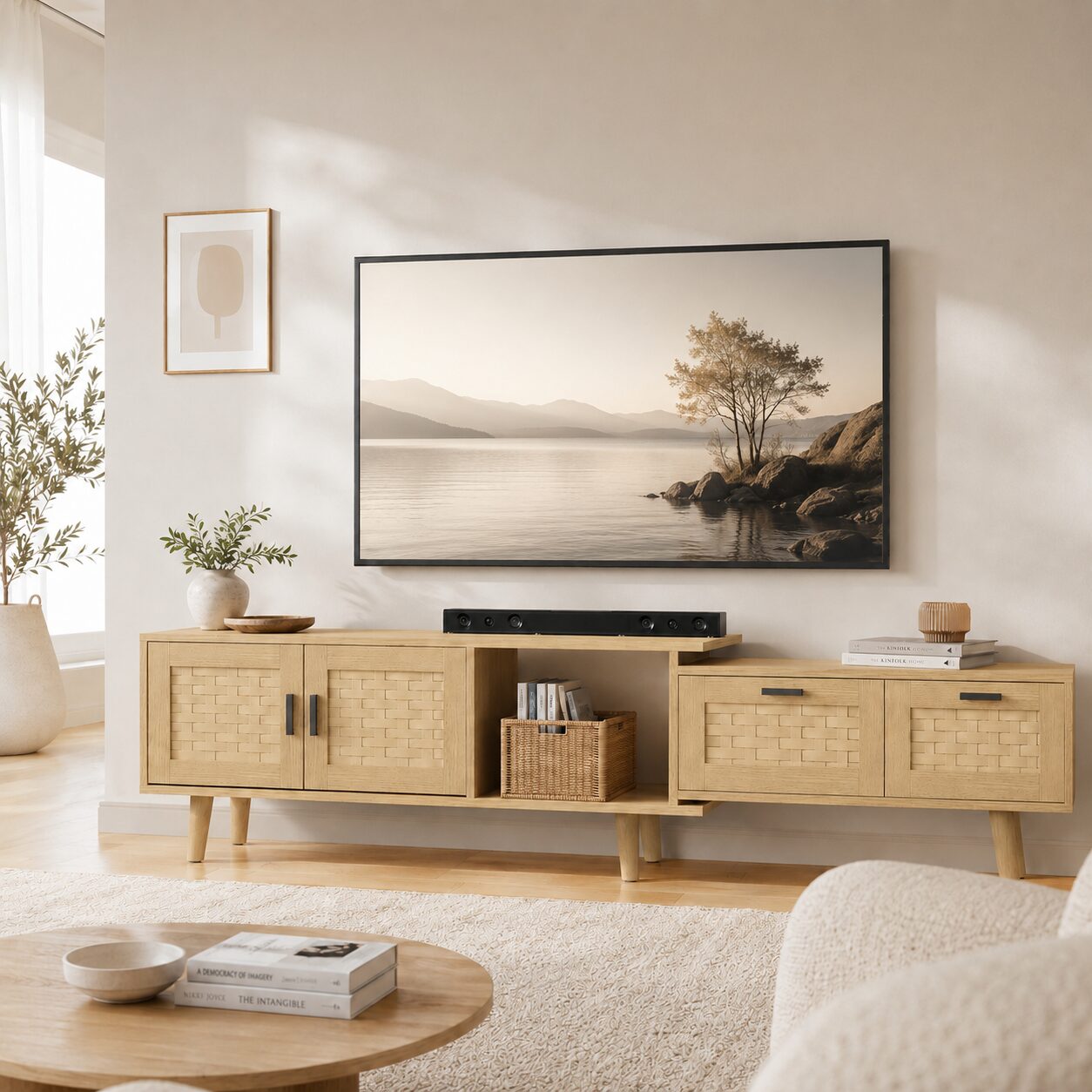 Rögle Scandinavian TV Bench - Image 7