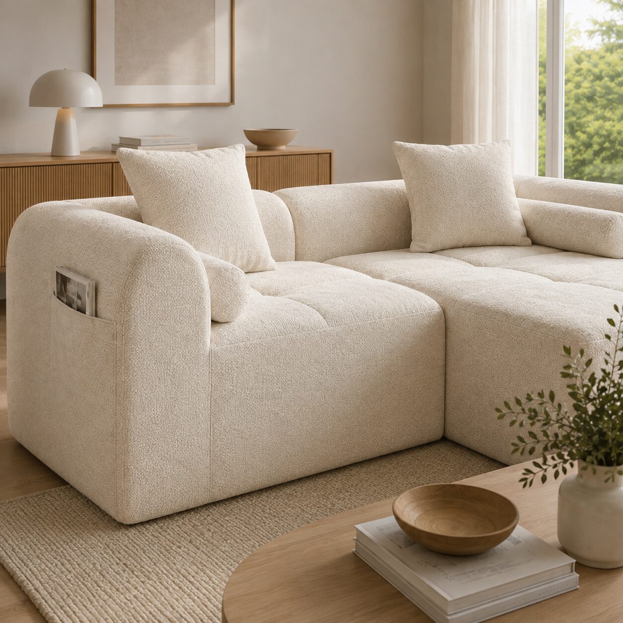 Vordingborg Modular Chenille Sofa - Image 6