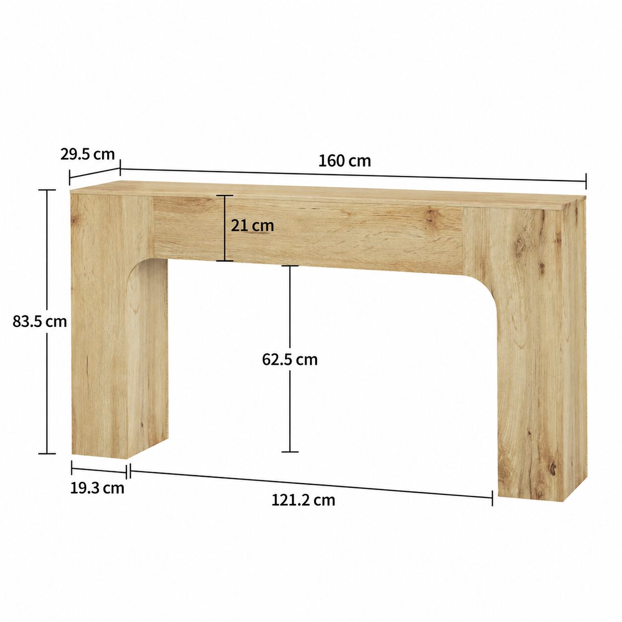 Kongsberg Console Table – Scandinavian Design - Image 8